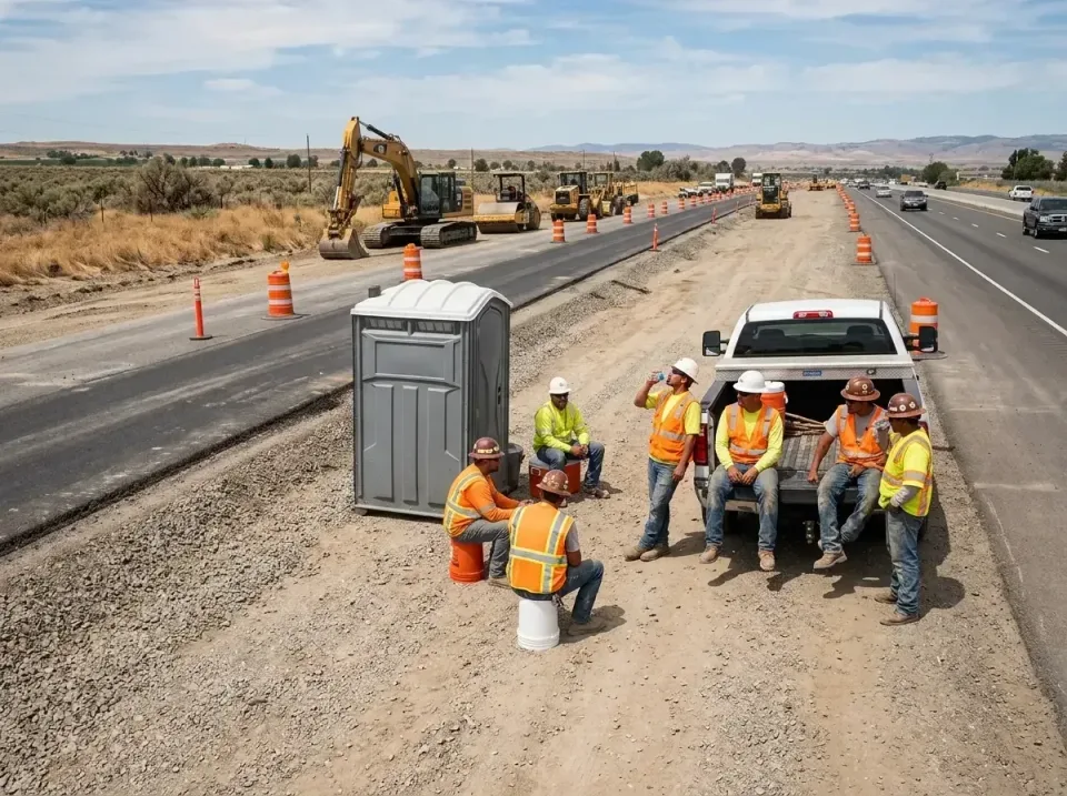 highway-road-construction-crew-007 — frequently asked questions, Porta Potty and Restroom Rentals in Klamath Falls, OR